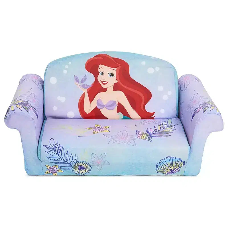 Marshmallow Furniture Canapé-lit en mousse compressible 2 en 1 pour enfants