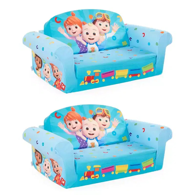 Marshmallow Furniture Canapé-lit en mousse compressible 2 en 1 pour enfants