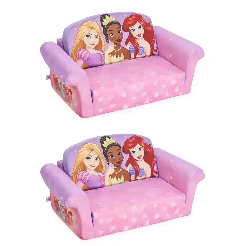 Marshmallow Furniture Canapé-lit en mousse compressible 2 en 1 pour enfants
