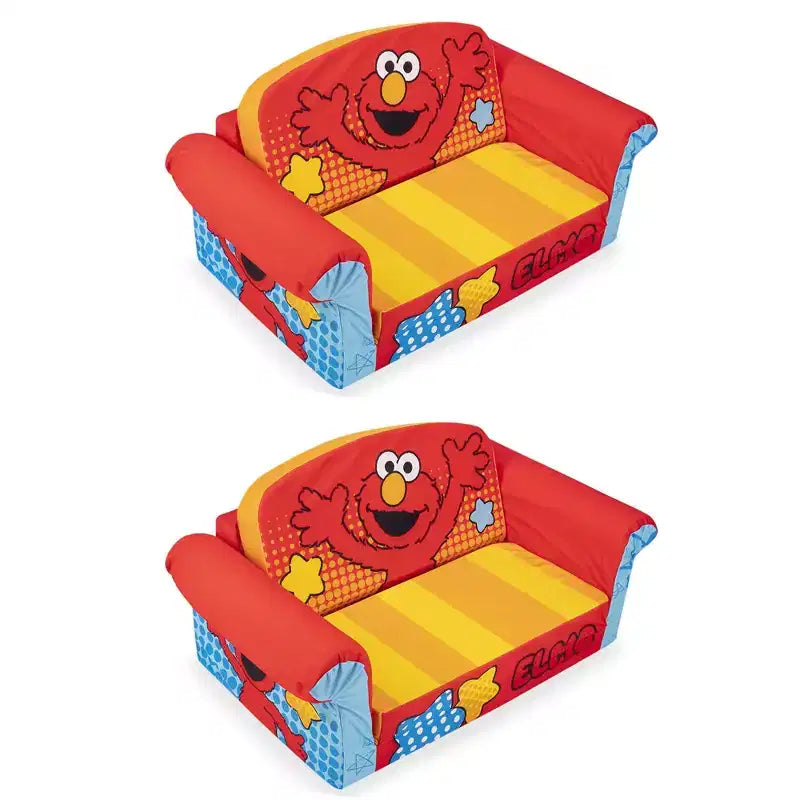 Marshmallow Furniture Canapé-lit en mousse compressible 2 en 1 pour enfants