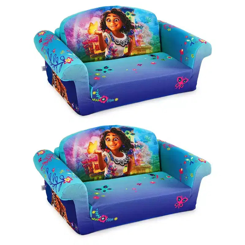 Marshmallow Furniture Canapé-lit en mousse compressible 2 en 1 pour enfants