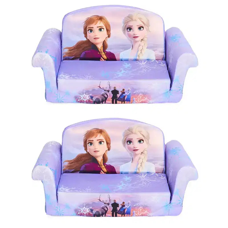 Marshmallow Furniture Canapé-lit en mousse compressible 2 en 1 pour enfants