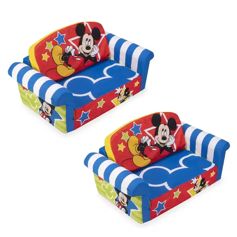 Marshmallow Furniture Canapé-lit en mousse compressible 2 en 1 pour enfants