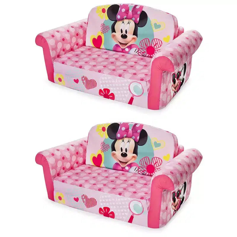 Marshmallow Furniture Canapé-lit en mousse compressible 2 en 1 pour enfants