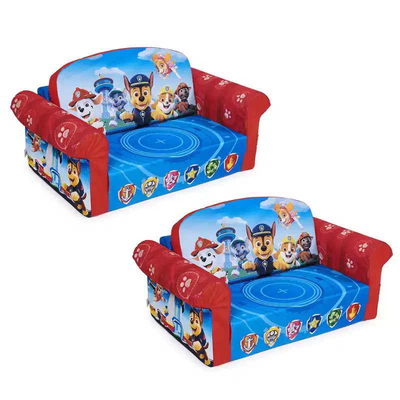 Marshmallow Furniture Canapé-lit en mousse compressible 2 en 1 pour enfants
