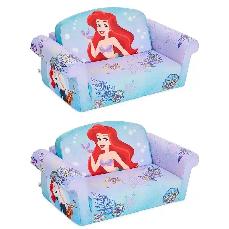 Marshmallow Furniture Canapé-lit en mousse compressible 2 en 1 pour enfants