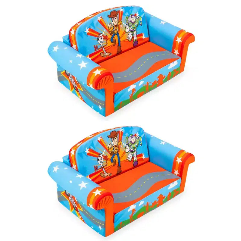 Marshmallow Furniture Canapé-lit en mousse compressible 2 en 1 pour enfants