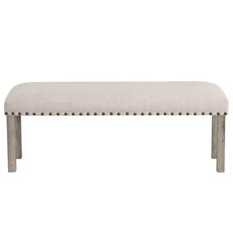 Banc de salle à manger rustique rembourré, banc de table à manger pour chambre à coucher, salle à manger, salon, entrée - Morden Fort