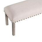Banc de salle à manger rustique rembourré, banc de table à manger pour chambre à coucher, salle à manger, salon, entrée - Morden Fort