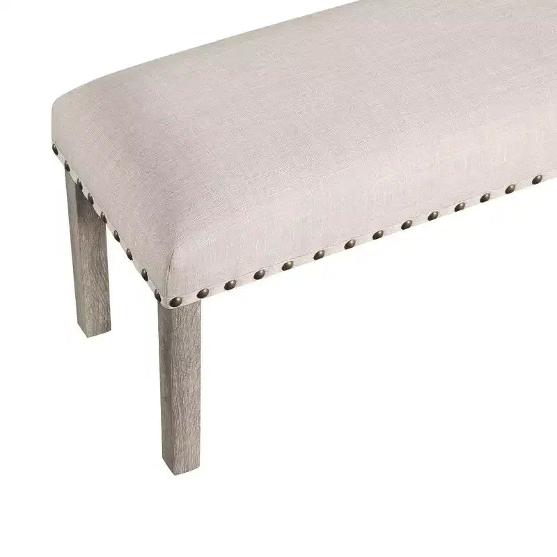 Banc de salle à manger rustique rembourré, banc de table à manger pour chambre à coucher, salle à manger, salon, entrée - Morden Fort