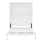 Lit escamotable Whisen Modern Design, se repliant dans une armoire avec étagères, qualité supérieure