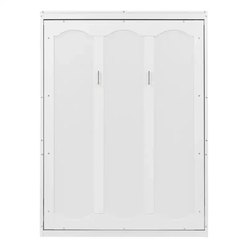 Lit escamotable Whisen Modern Design, se repliant dans une armoire avec étagères, qualité supérieure