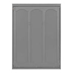 Lit escamotable Whisen Modern Design, se repliant dans une armoire avec étagères, qualité supérieure