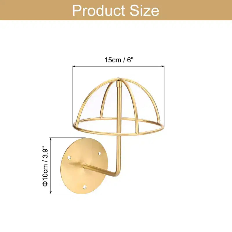 Unique Bargains - Présentoir/Support à Perruque/Chapeau Antirouille Antidérapant en Acier Inoxydable, Lot de 2