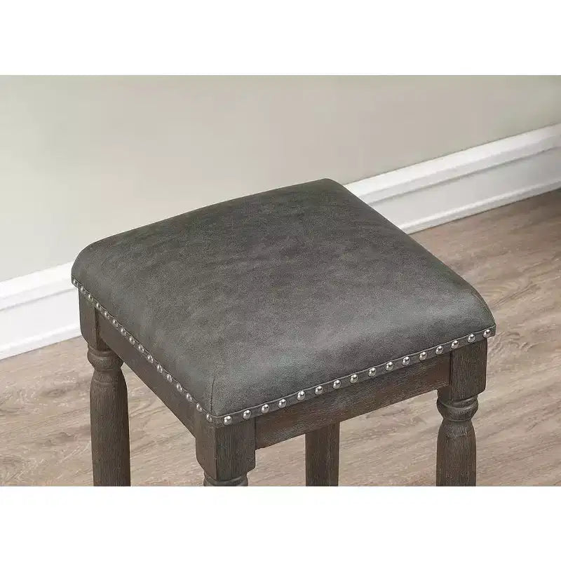Tabouret Bronson 26 sans dossier - Bois flotté