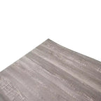 Table à manger rectangulaire moderne LeisureMod Ravenna 63 – Plateau en bois à bord ondulé avec pieds en métal pour cuisine, salle à manger et espaces contemporains