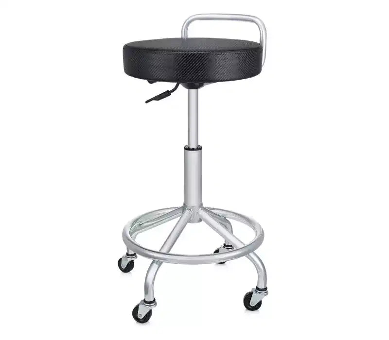 Seville Classics Ergonomic Pneumatic Height Adjustable Swivel Work Stool, 18 W x 26.25 H to 30 H