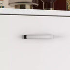 Hitow Meuble à Chaussures Basculant Blanc 3 Tiroirs Design Minimaliste Léger