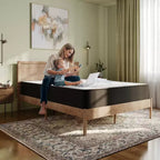 Matelas hybride Flash Furniture Dream Cooling Gel 12 pouces en mousse CertiPUR-US certifiée et ressorts ensachés, matelas en boîte