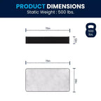 Matelas hybride Flash Furniture Dream Cooling Gel 12 pouces en mousse CertiPUR-US certifiée et ressorts ensachés, matelas en boîte
