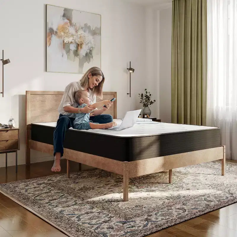 Matelas hybride Flash Furniture Dream Cooling Gel 10 po en mousse certifiée CertiPUR-US et à ressorts ensachés, matelas en boîte
