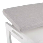 Banc à Chaussures, Étagère à Chaussures en Bois à 3 Niveaux avec Coussin Rembourré