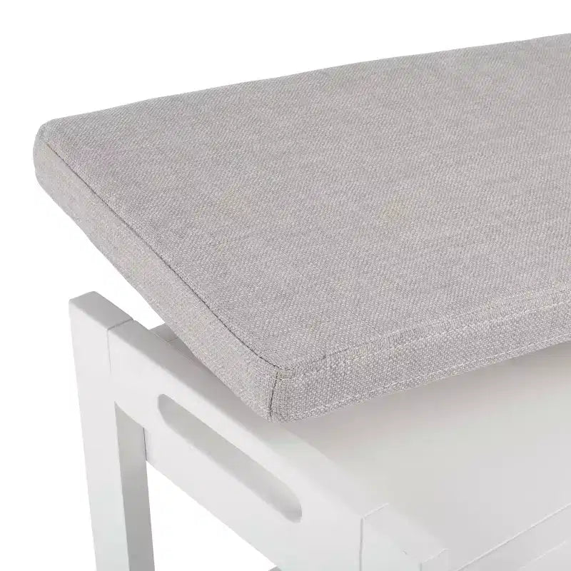 Banc à Chaussures, Étagère à Chaussures en Bois à 3 Niveaux avec Coussin Rembourré