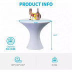 Mjkone 23 H Table de bar rechargeable d'intérieur pour pub à cocktails