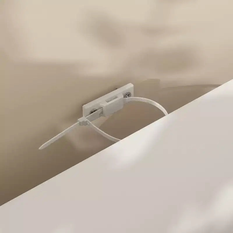 Commode Horizontale 12 Tiroirs Hitow avec Poignées en Métal Doré