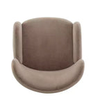 Fauteuils d'appoint en velours Christopher Knight Home Raven, avec dossier à oreilles, pour l'intérieur