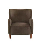 Fauteuils d'appoint en velours Christopher Knight Home Raven, avec dossier à oreilles, pour l'intérieur