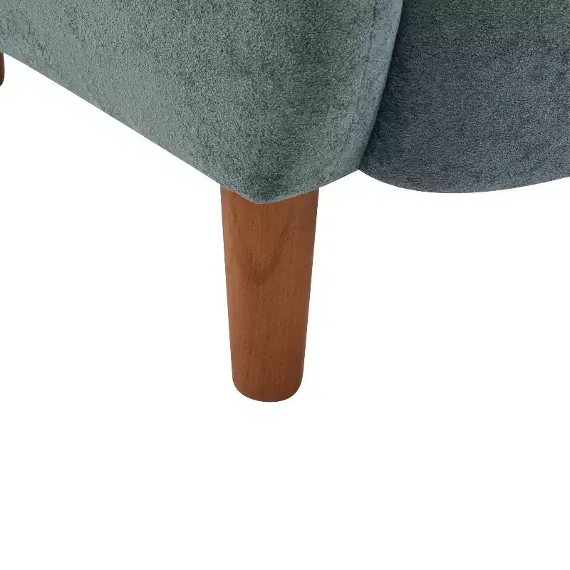 Fauteuils d'appoint en velours Christopher Knight Home Raven, avec dossier à oreilles, pour l'intérieur