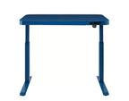 Bureau assis-debout réglable en hauteur Seville Classics airLIFT de 48 pouces avec plateau en verre trempé, ports USB et tiroir