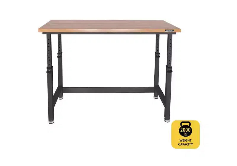 Établi robuste Seville Classics UltraHD 60 avec plateau en bois