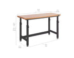 Établi robuste Seville Classics UltraHD 60 avec plateau en bois