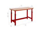 Établi robuste Seville Classics UltraHD 60 avec plateau en bois