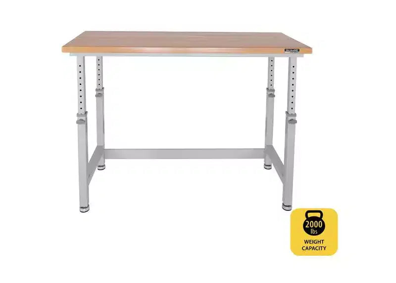 Établi robuste Seville Classics UltraHD 60 avec plateau en bois