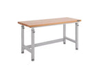 Seville Classics UltraHD Heavy Duty 60 Workbench Table w/ Wood Top