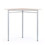 Guidecraft Adjustable Standing Desk - Triangle for Kids and Adults: Adjustable Height Wood Writing Desk with Metal Legs for Home, Classroom and Office