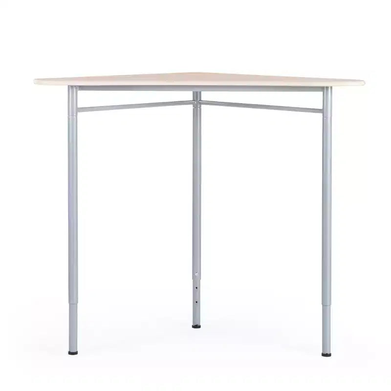 Guidecraft Adjustable Standing Desk - Triangle for Kids and Adults: Adjustable Height Wood Writing Desk with Metal Legs for Home, Classroom and Office