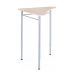 Bureau réglable Guidecraft – Triangle pour enfants et adultes : bureau en bois à hauteur réglable avec pieds en métal pour la maison, la salle de classe et le bureau