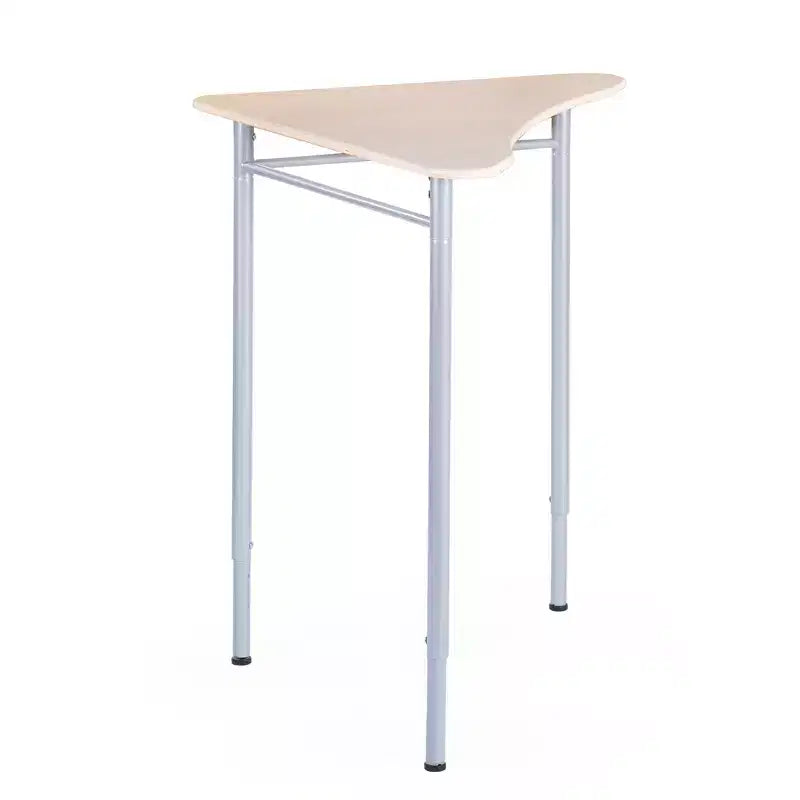 Bureau réglable Guidecraft – Triangle pour enfants et adultes : bureau en bois à hauteur réglable avec pieds en métal pour la maison, la salle de classe et le bureau