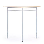 Bureau réglable Guidecraft – Triangle pour enfants et adultes : bureau en bois à hauteur réglable avec pieds en métal pour la maison, la salle de classe et le bureau
