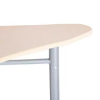 Bureau réglable Guidecraft – Triangle pour enfants et adultes : bureau en bois à hauteur réglable avec pieds en métal pour la maison, la salle de classe et le bureau