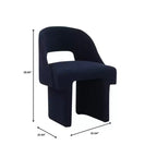 Fauteuil d'appoint moderne LeisureMod Quell avec boucle latérale – Siège élégant et confortable, dossier incurvé, parfait pour le salon, la chambre ou le boudoir