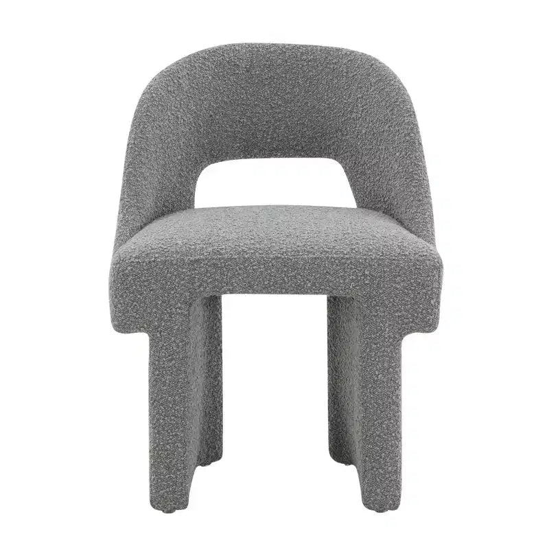 Fauteuil d'appoint moderne LeisureMod Quell avec boucle latérale – Siège élégant et confortable, dossier incurvé, parfait pour le salon, la chambre ou le boudoir