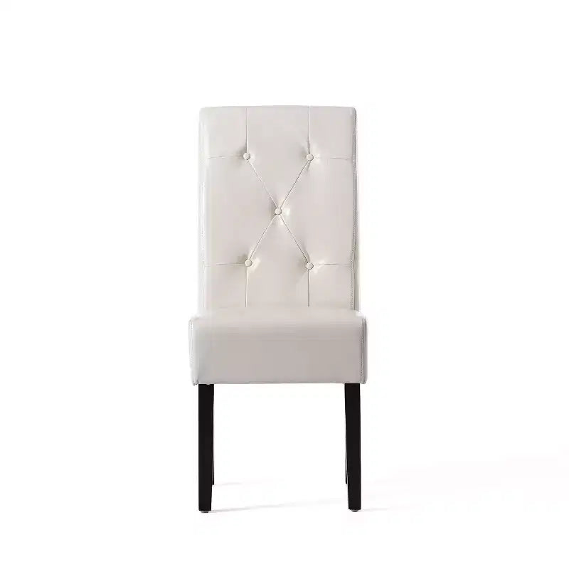 Chaises de salle à manger capitonnées contemporaines GDFStudio San Marcos (lot de 2)