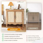 Meuble de Rangement 2 Portes Heynemo, Buffet d'Appoint, Bahut de Cuisine, Meuble de Rangement en Bois pour Salon