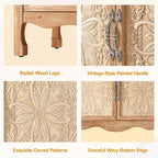 Meuble de Rangement 2 Portes Heynemo, Buffet d'Appoint, Bahut de Cuisine, Meuble de Rangement en Bois pour Salon