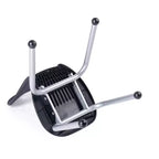 Chaise empilable d'écolier - Coque d'assise ergonomique moulée avec cadre robuste riveté - pour salles de classe, apprentissage à domicile ou bureau - Lot de 4 chaises